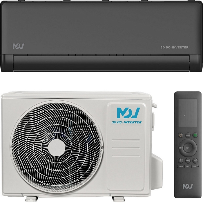 Настенный кондиционер MDV MDSBI2-07HRFN8 / MDOBI2-07HFN8 серии INTEGRA Pro Black Wi-Fi